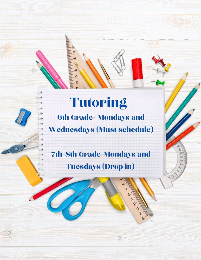 Middle School Tutoring Napoleon Middle School