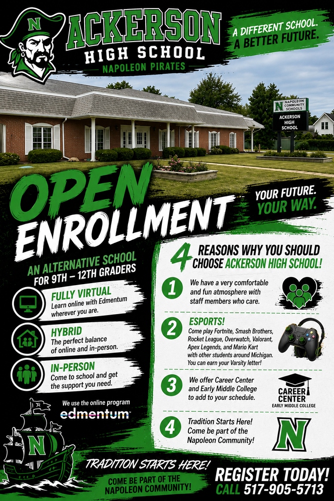 Open Enrollment at Ackerson High School