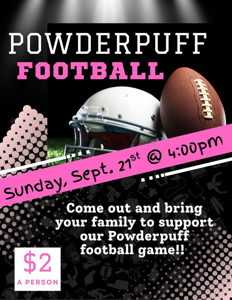 Powderpuff Football flyer