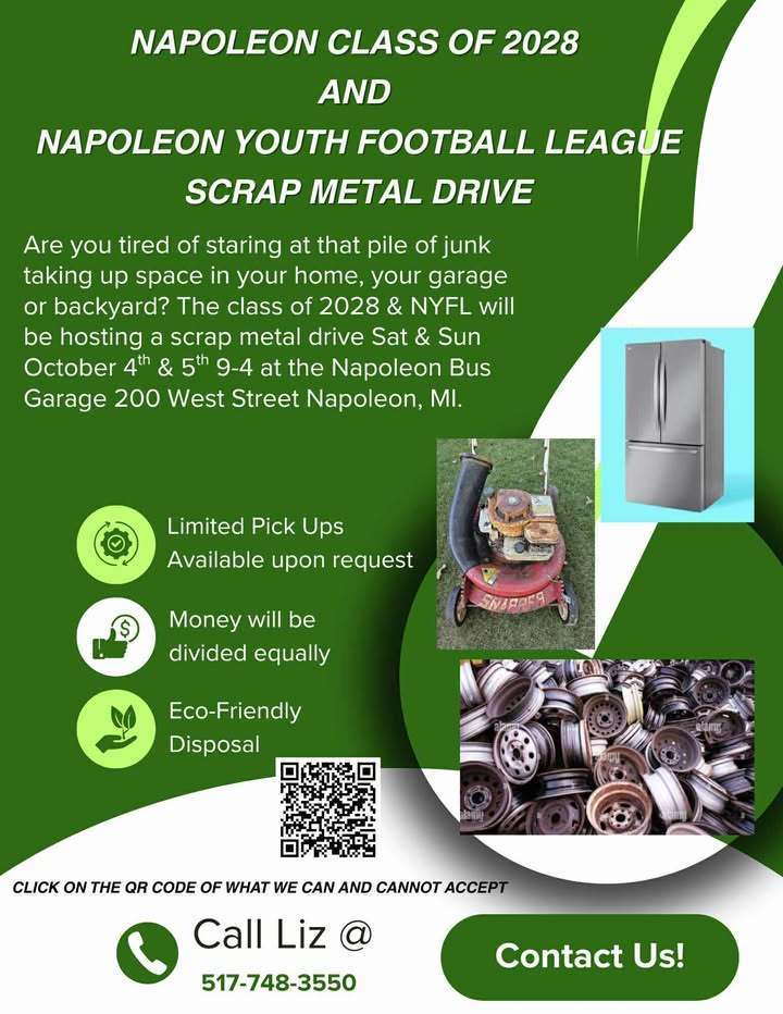 Scrap Metal Drive Flyer