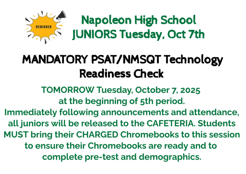 10.7.25 PSAT Readiness Check for Juniors at high school