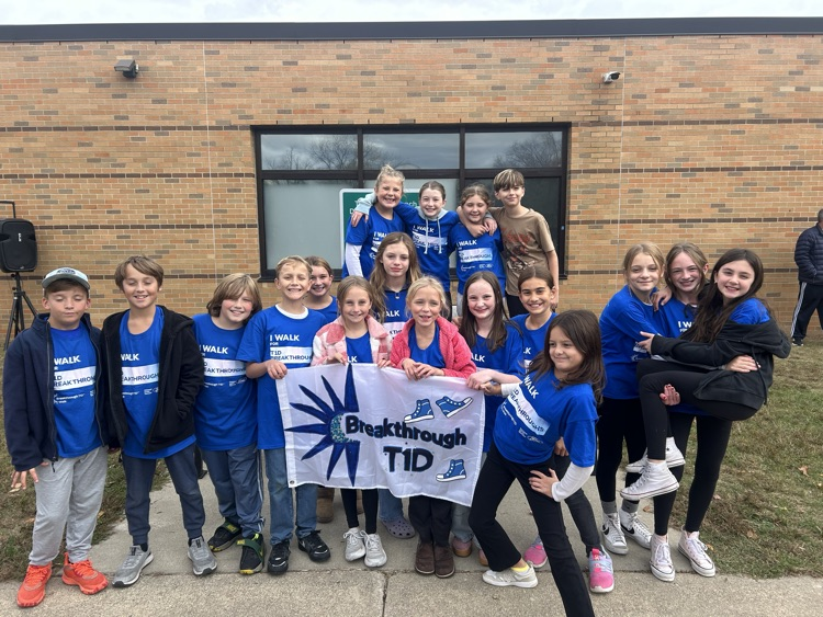 group of kids holding T1d banner