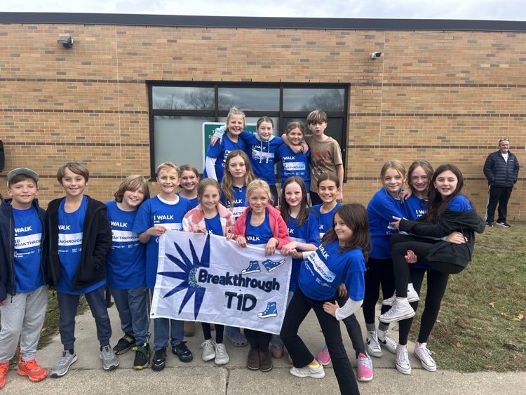 kids holding T1D banner