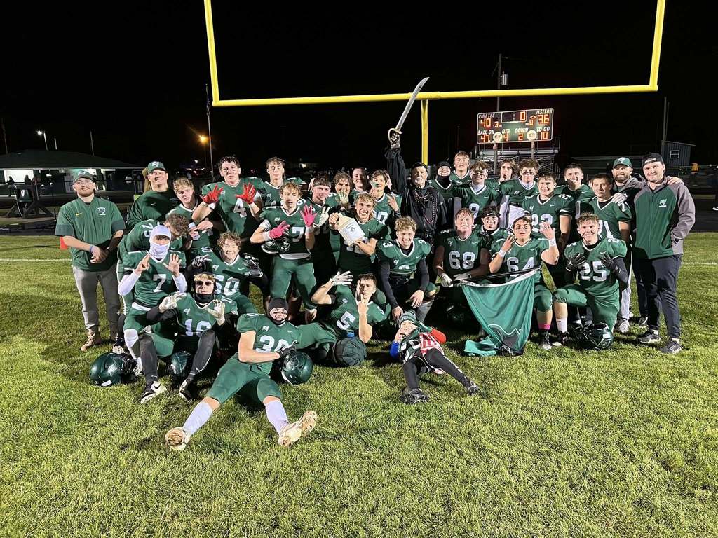Varsity Football Team after win against Columbia Central