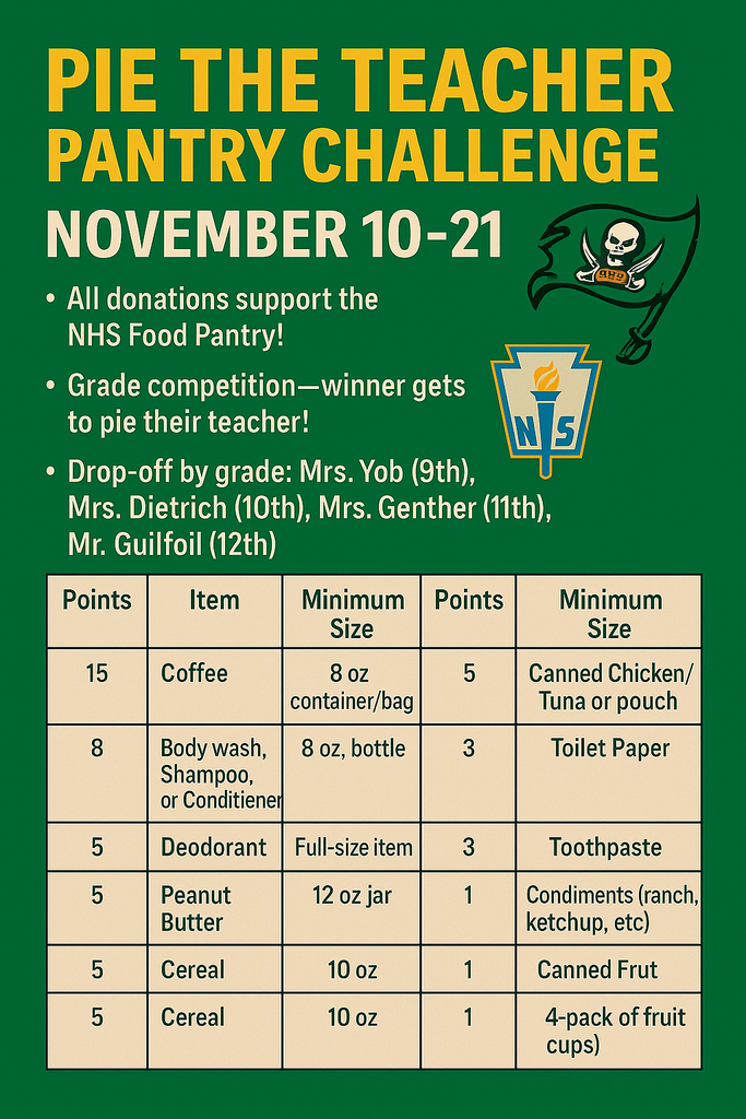 Pie your Teacher Flyer