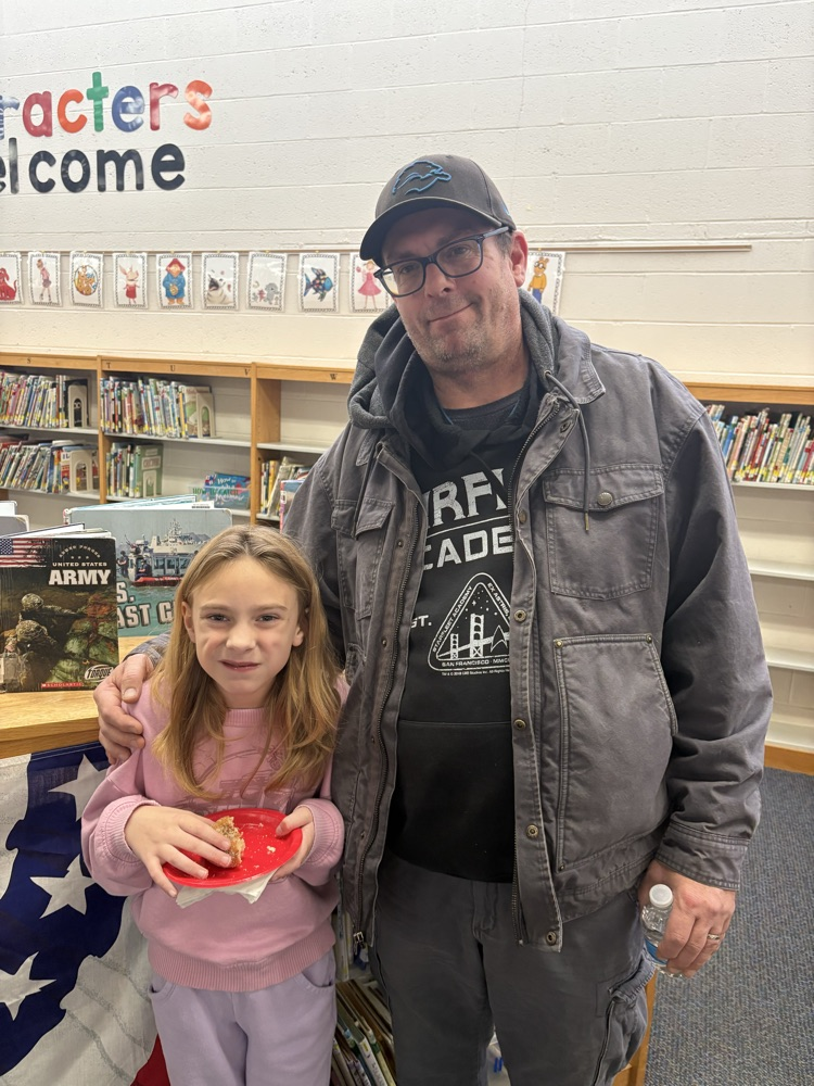 girl and her father who is Veteran