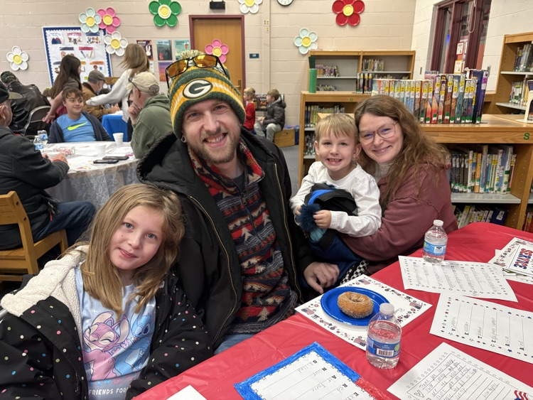family celebrating Veterans day