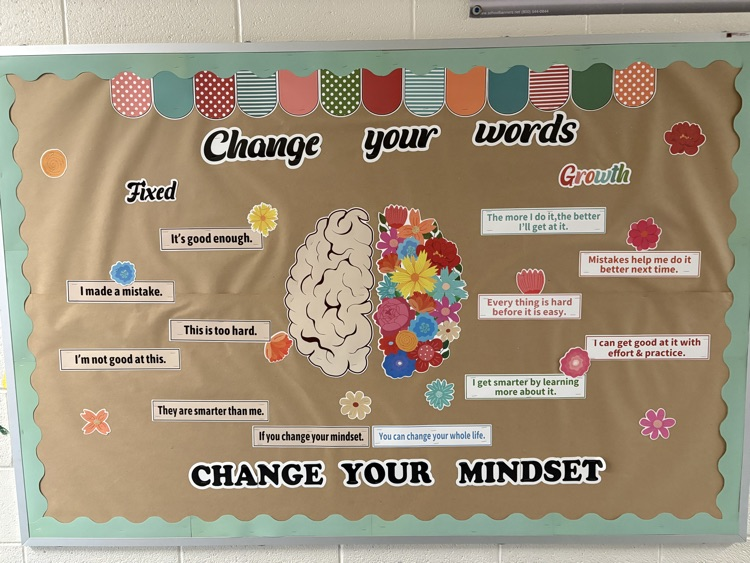 change your words change your mind brain bulletin board