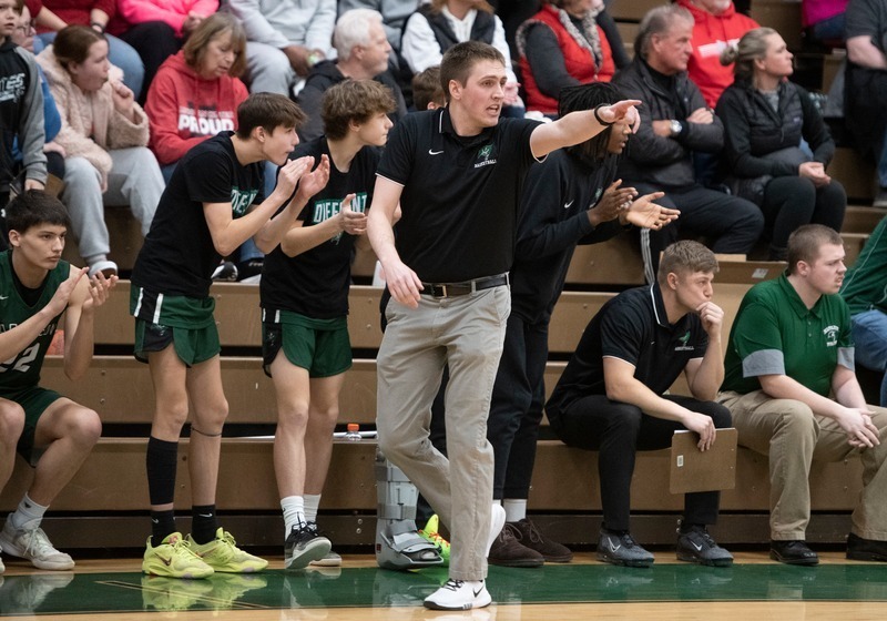 Napoleon Basketball Coach Derek Seidl