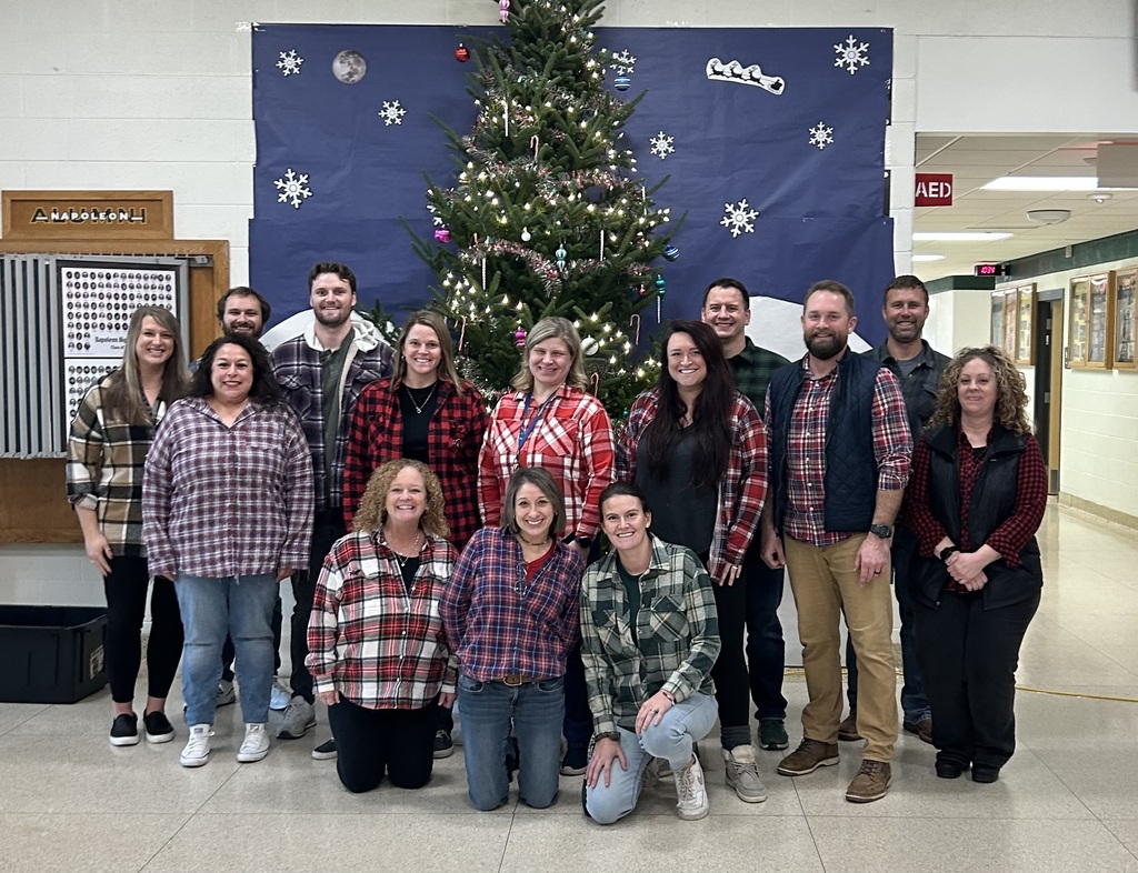 Napoleon High School Flannel Day