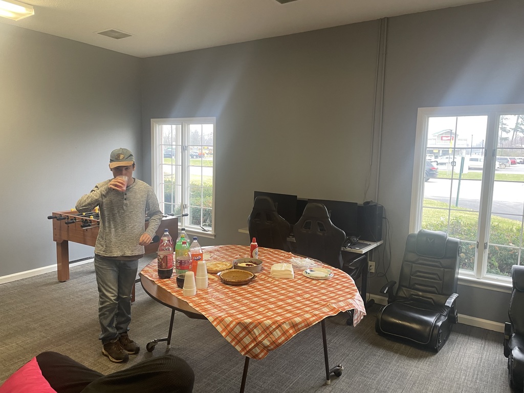 Homemade Pies and Pop for the students.