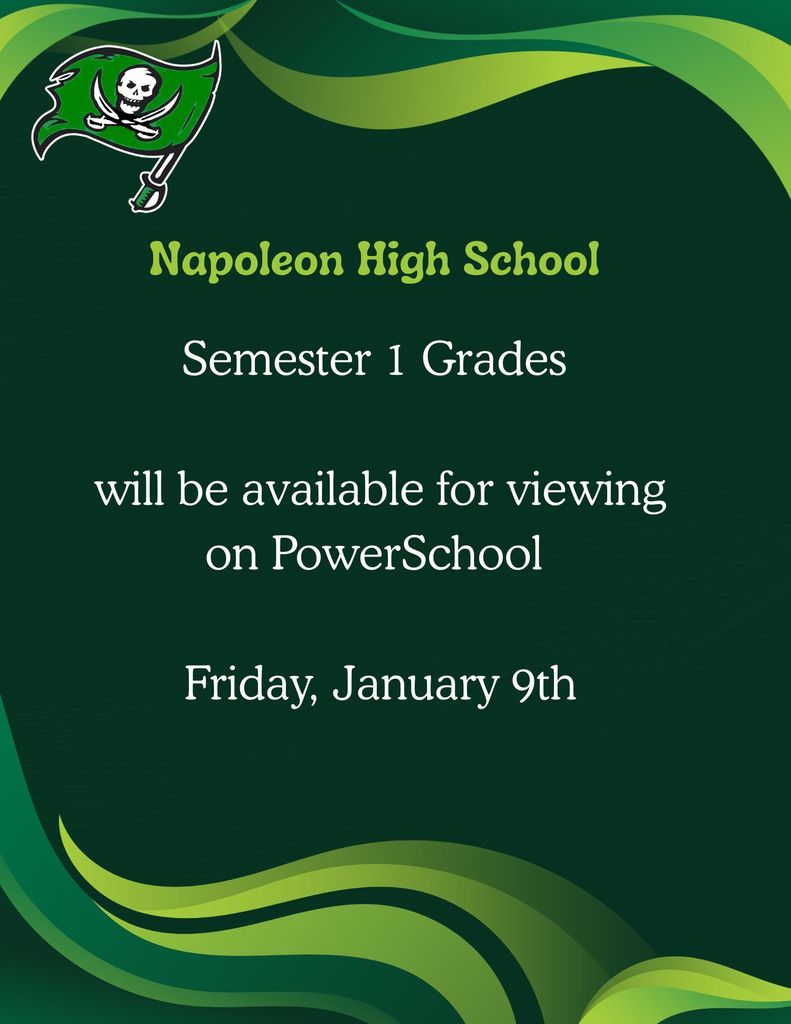 semester 1 Grades Flyer