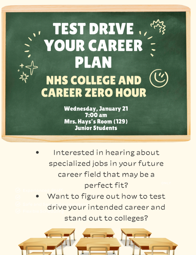 Test Drive your Career Plan Flyer