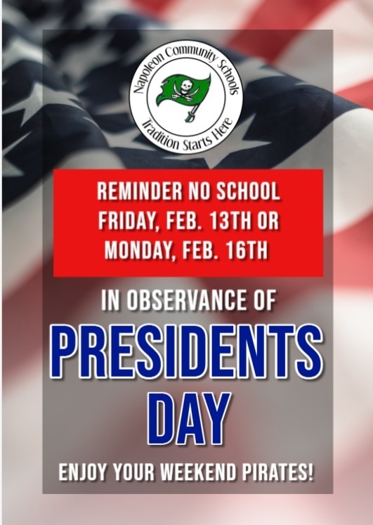 No School 2.13 or 2.16