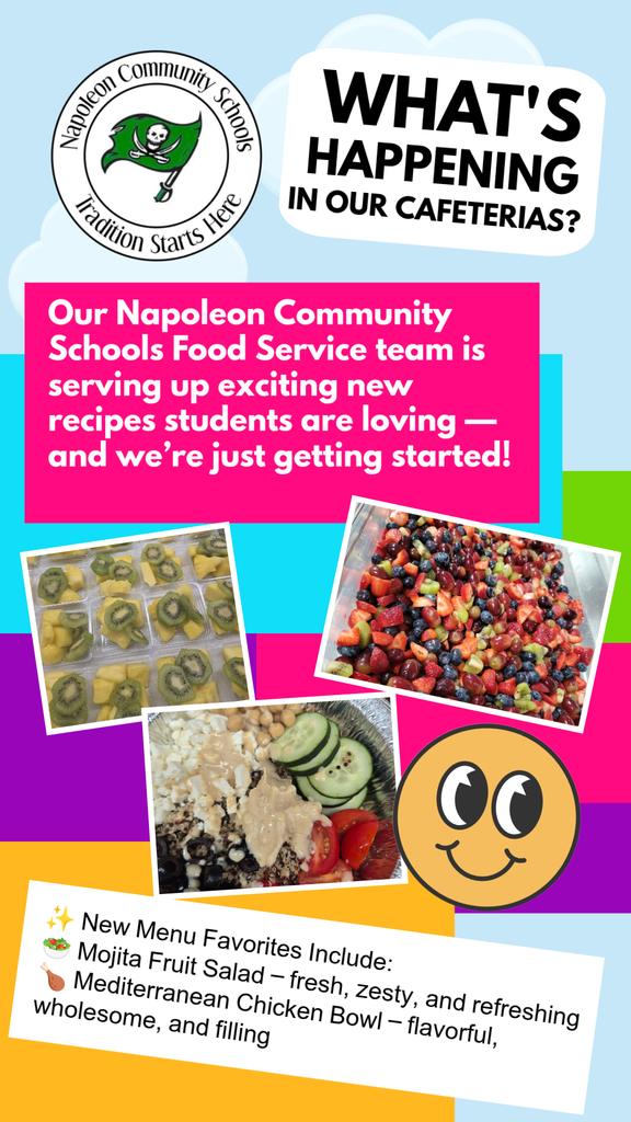 Food Service update what's happening in our cafeteria's 