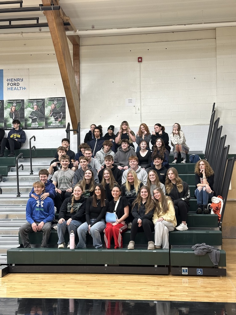 Pictures in the Gym from Pep Assembly