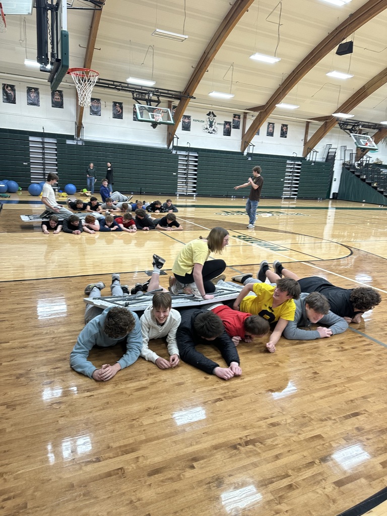 Pictures in the Gym from Pep Assembly