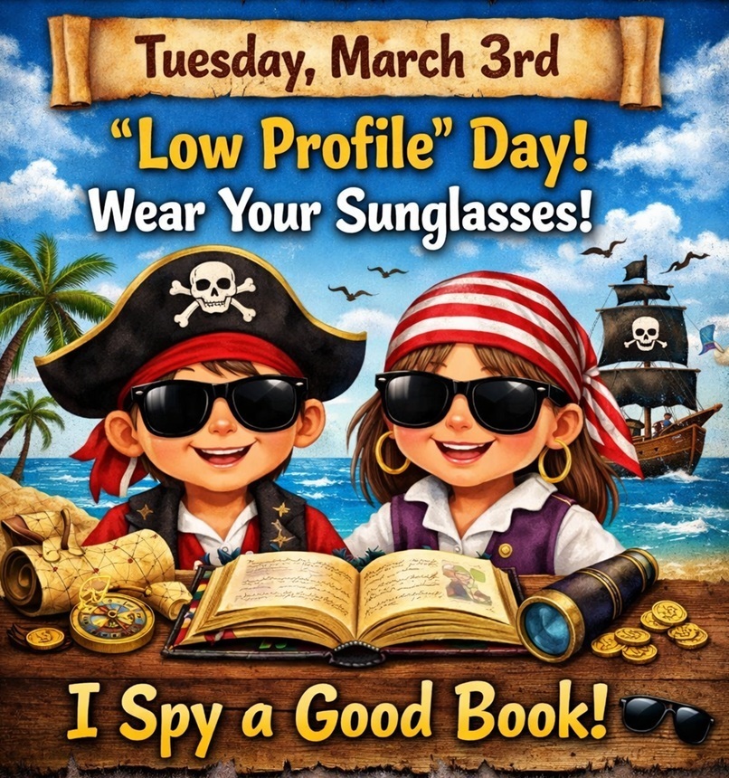 March 3rd Low Profile wear sunglasses day