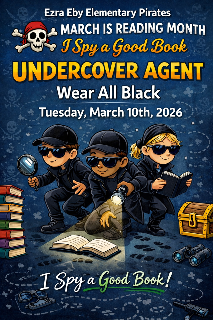 Tues March 10th Undercover Agent March is Reading Month