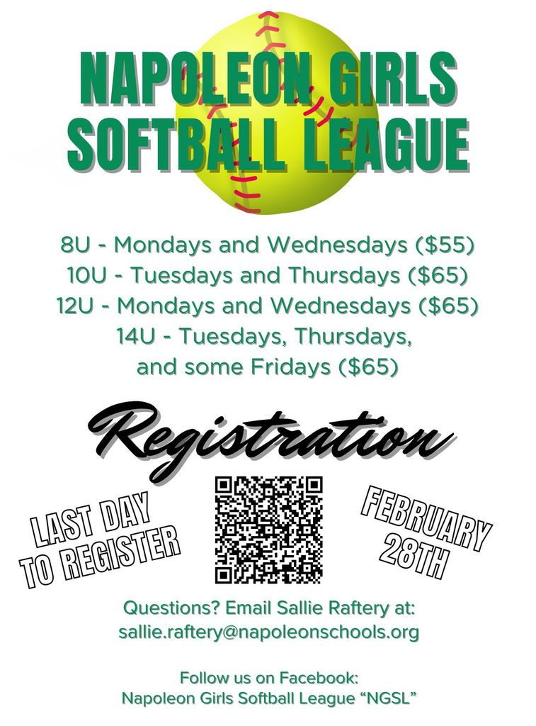Napoleon Girls Softball League