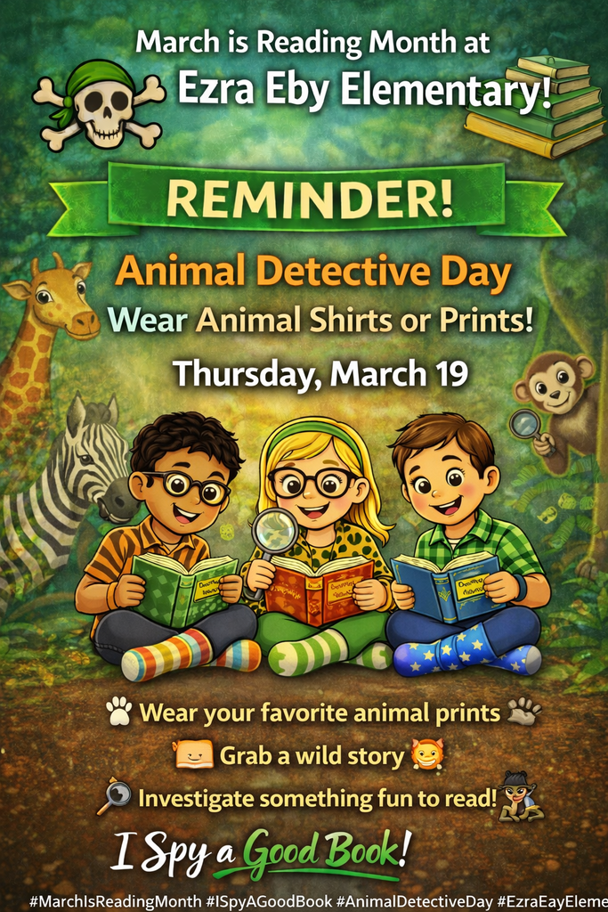 3.19 Animal Detective Day Eby Reading Month 