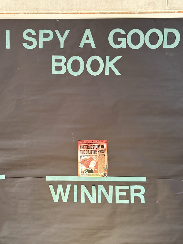 book bracket winner for March is Reading Month
