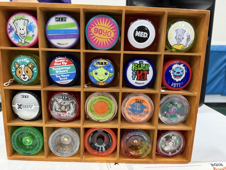 box of yo-yos