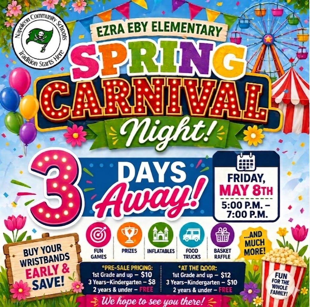 3 days to carnival 