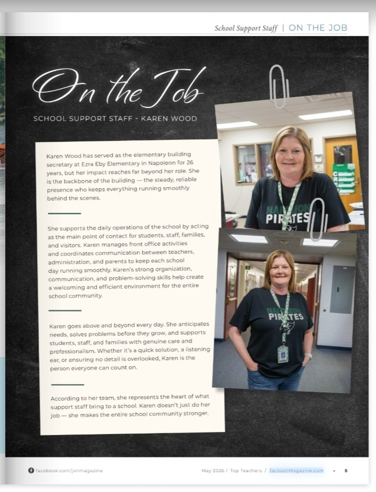 Karen Wood spotlight support staff