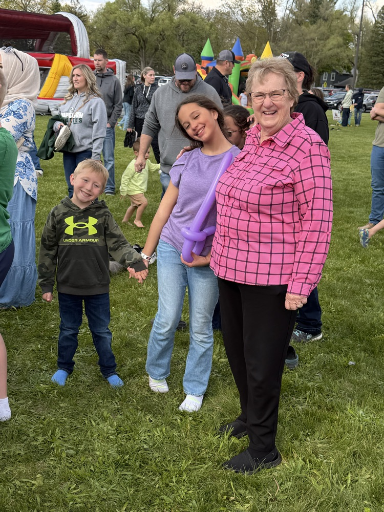 woman standing with child