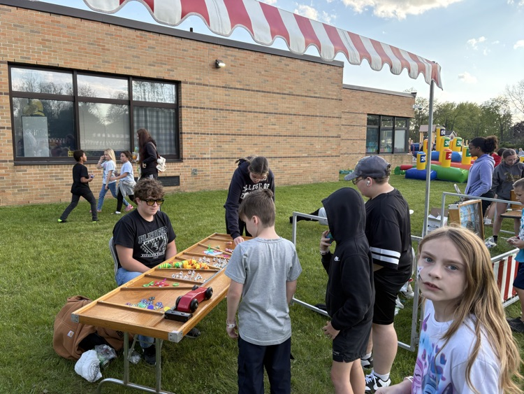 children playing games at carnival 