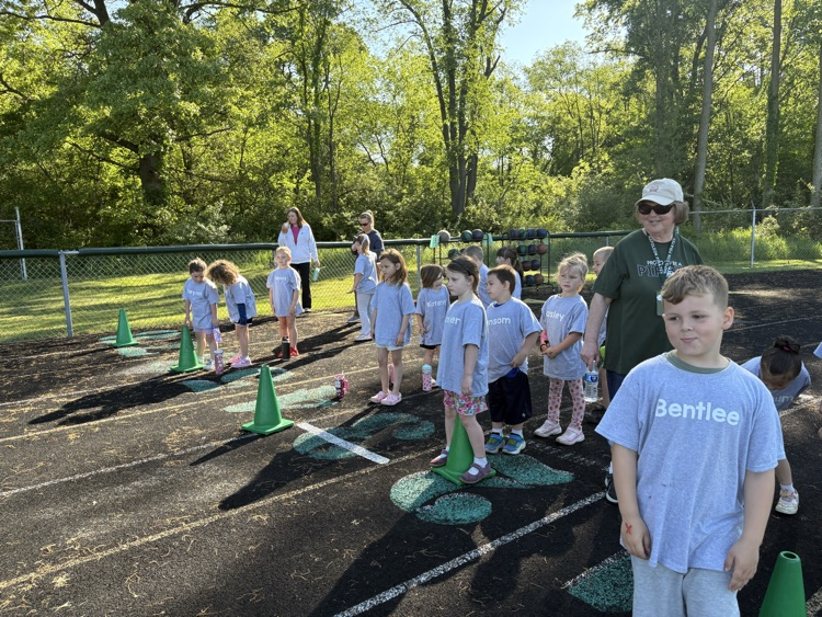 kids standing on track