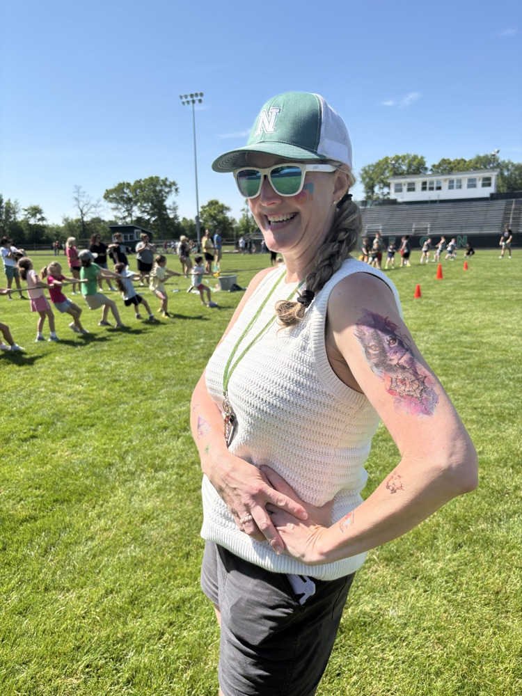 woman showing tattoo