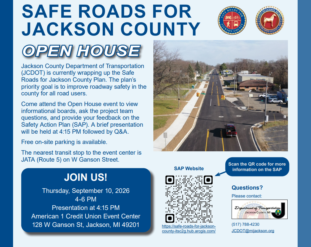Jackson County Road Open house