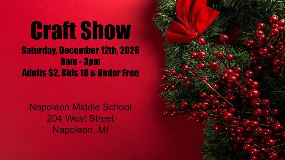 NMS Craft Show Info