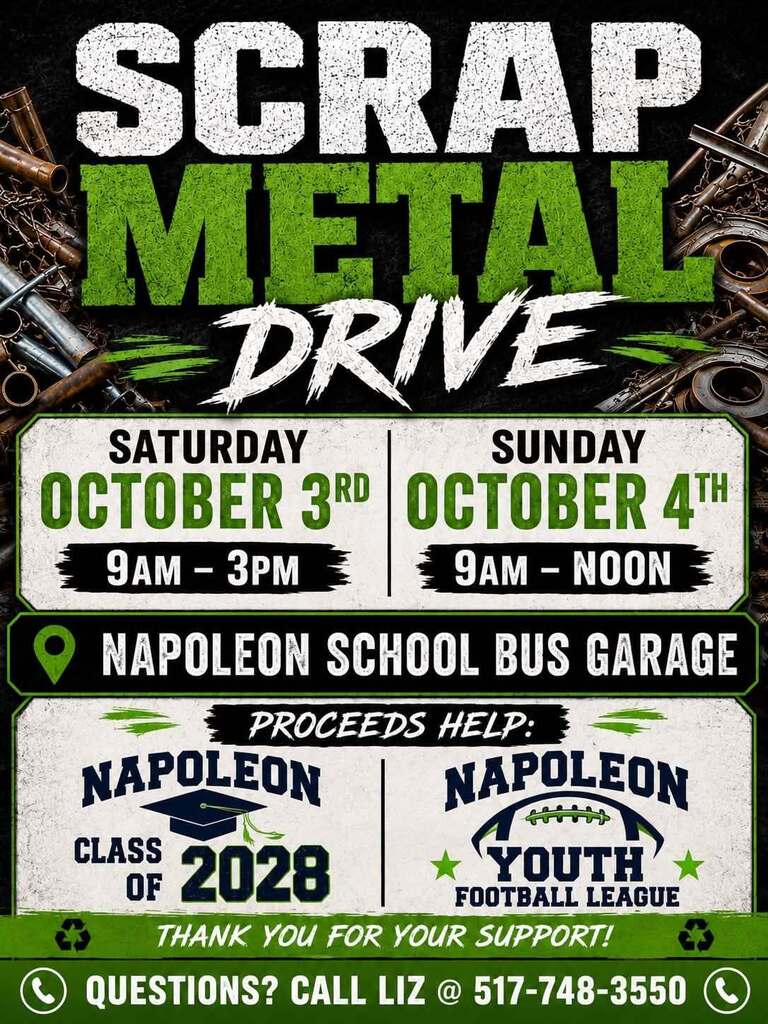 Scrap Metal Drive Flyer
