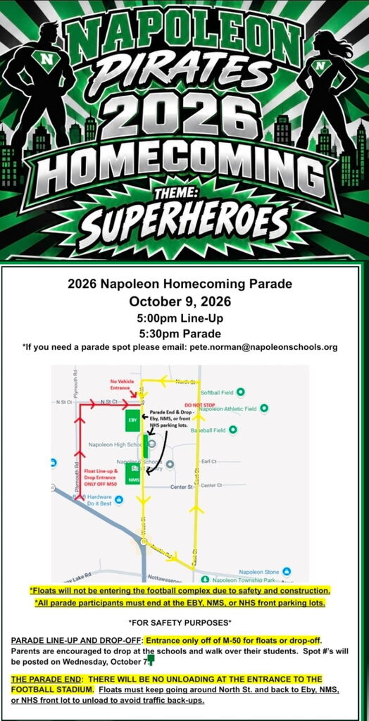 Homecoming Parking