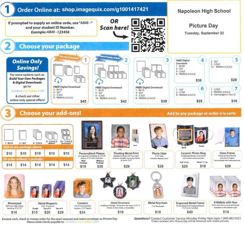 School Picture Form