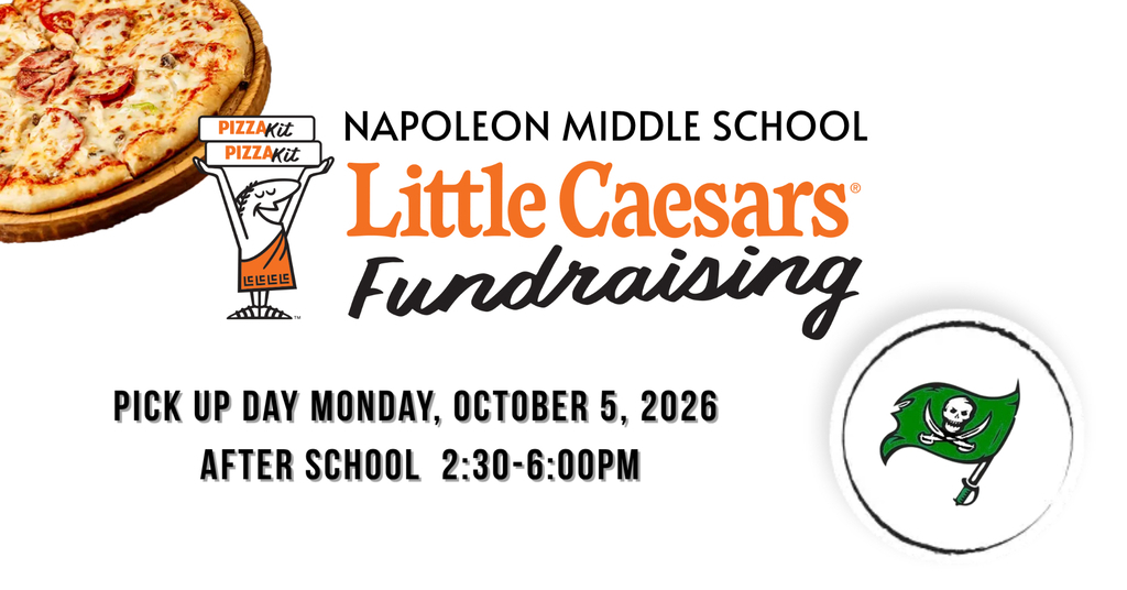 NMS Lit Caisars Fundraising pick up 10/5/26 from 2:30 to 6pm