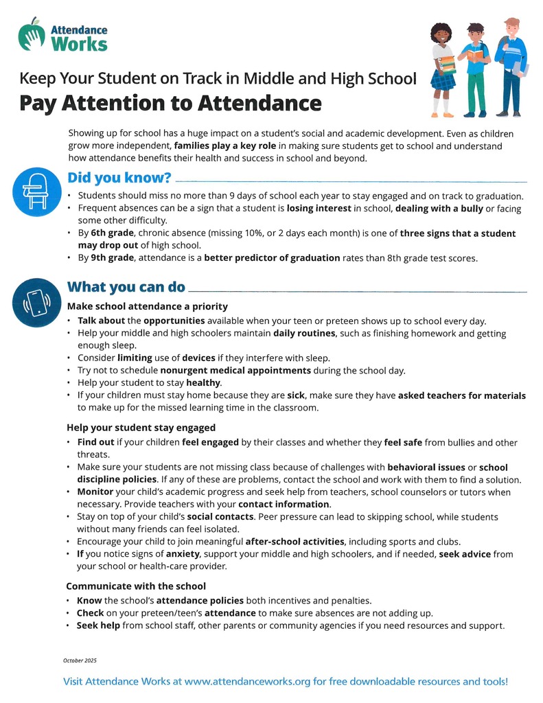 Attendance Flyer