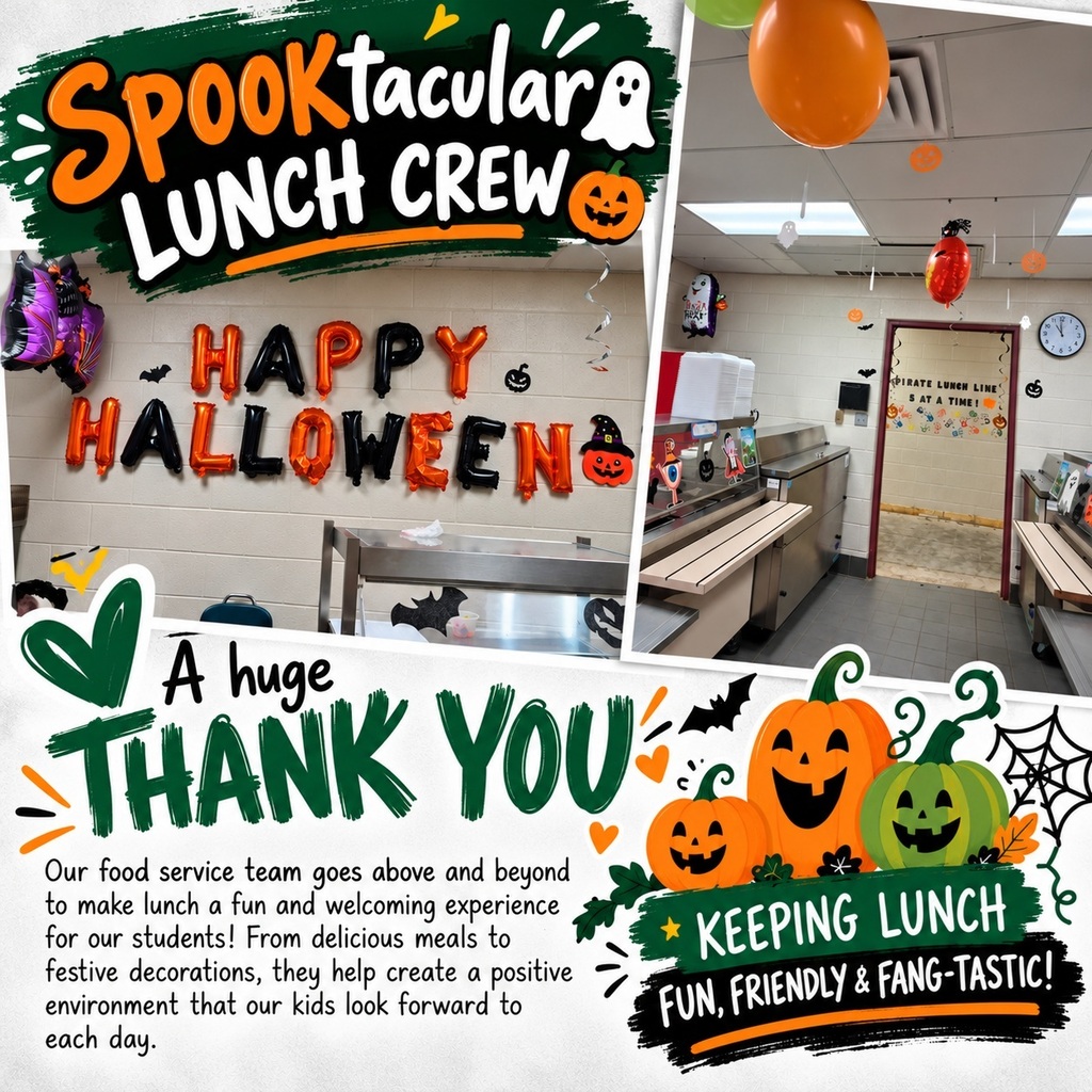 Halloween decor lunch room keeping it fun