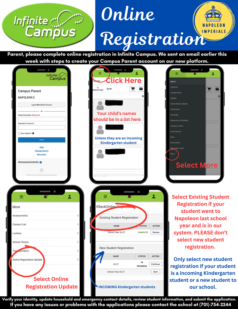 Online registration