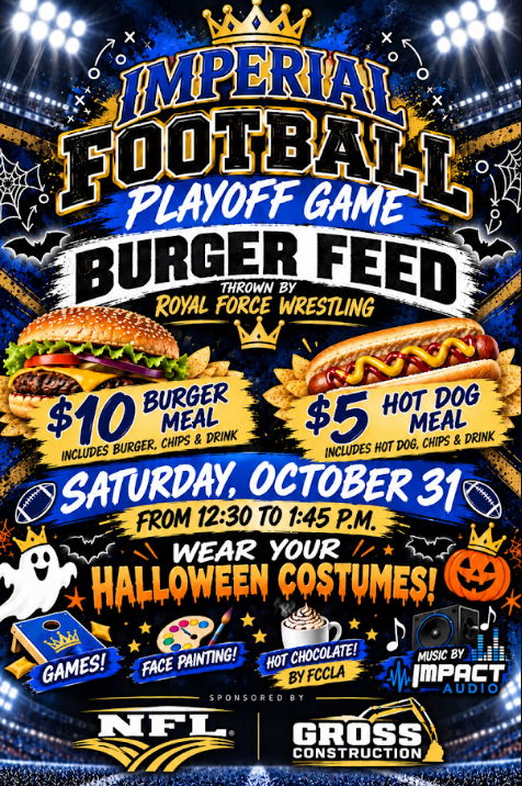 October 31 Burger Feed Poster