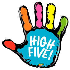 high five