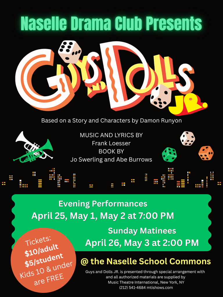 Guys and Dolls Jr. Poster