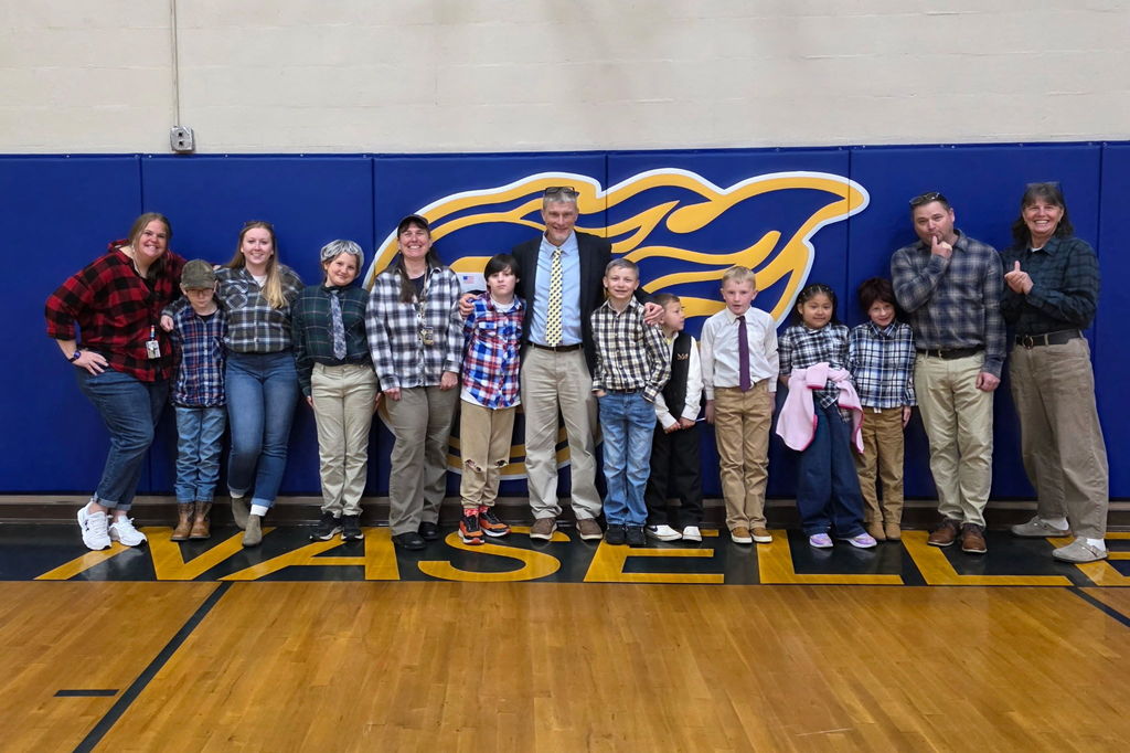Elementary Students of the Month and Friday's POWER Ticket Drawing