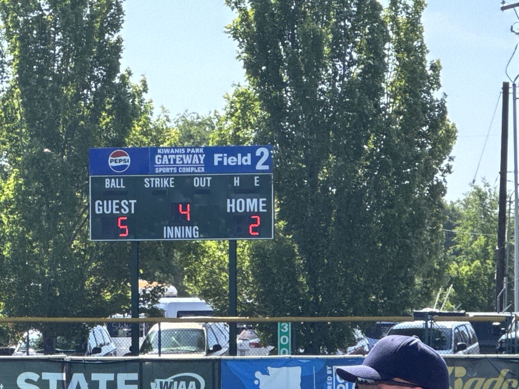 State semifinal fast pitch game