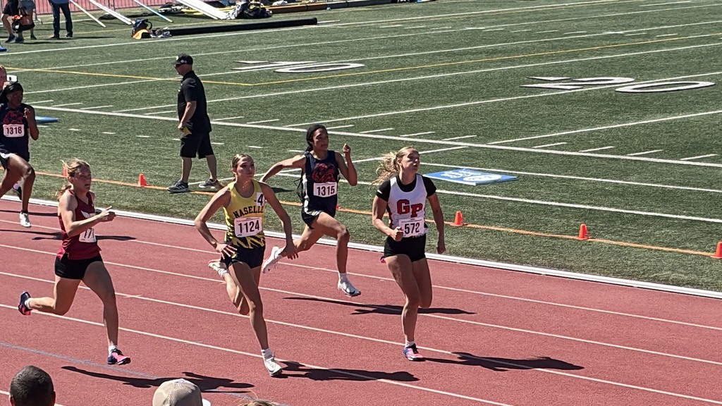 200 meter runner--June.