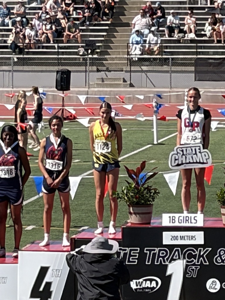 200 meter runner--June.