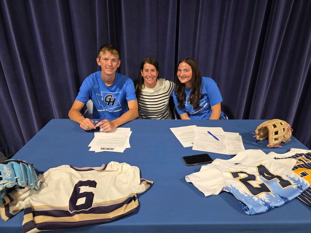 Signing Day for Jaylee and Trajen
